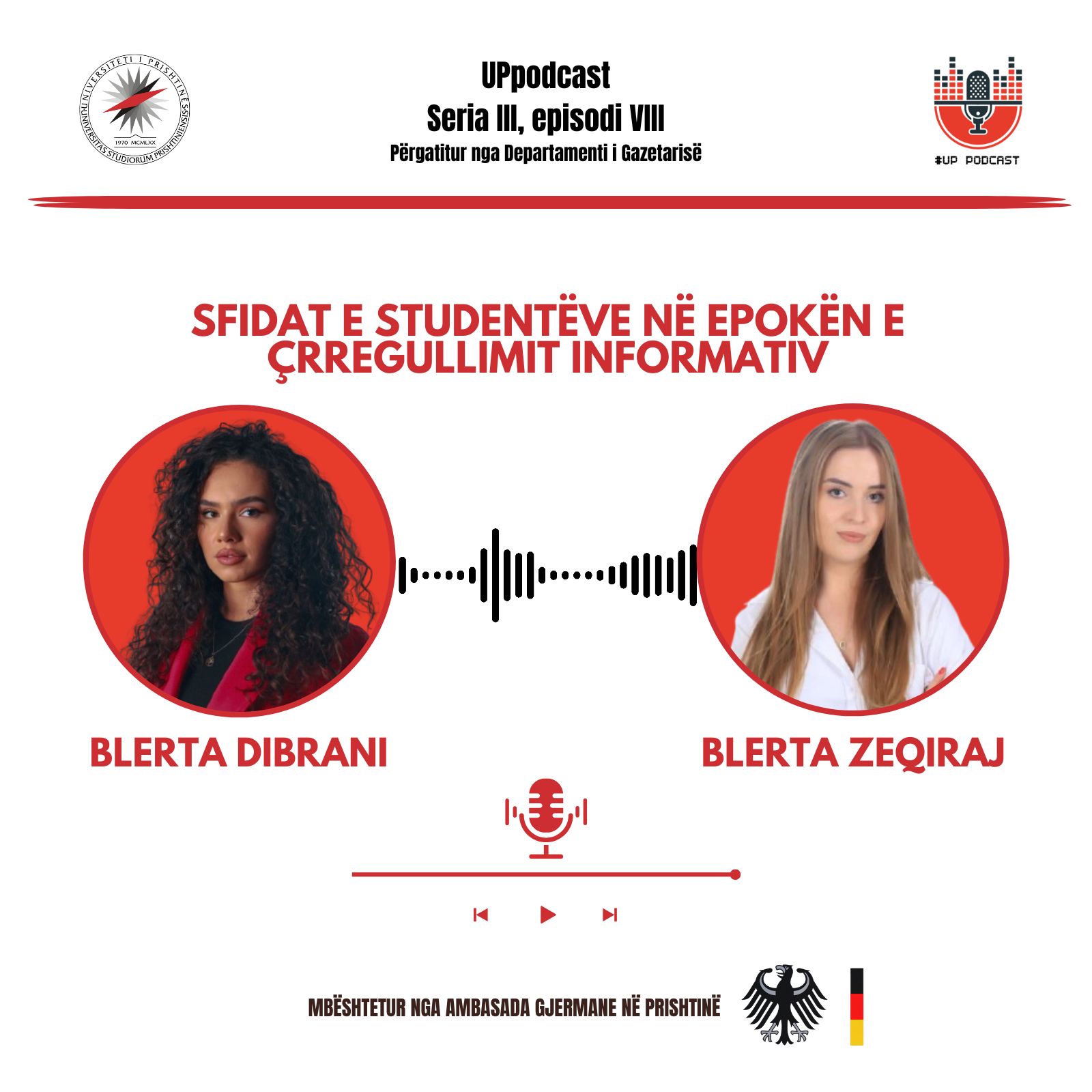 UPpodcast: Sfidat e studentëve në epokën e çrregullimit informativ
