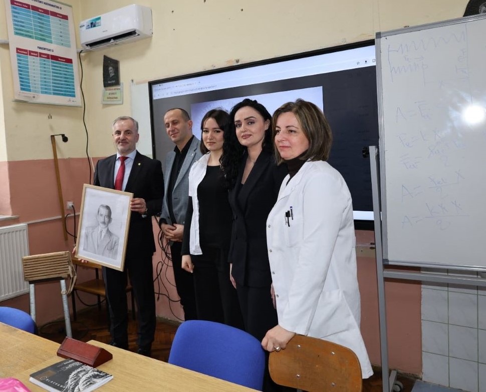 UP Rector Speaks to “Sami Frashëri” High School Students on State‑Building and Kosovo’s History