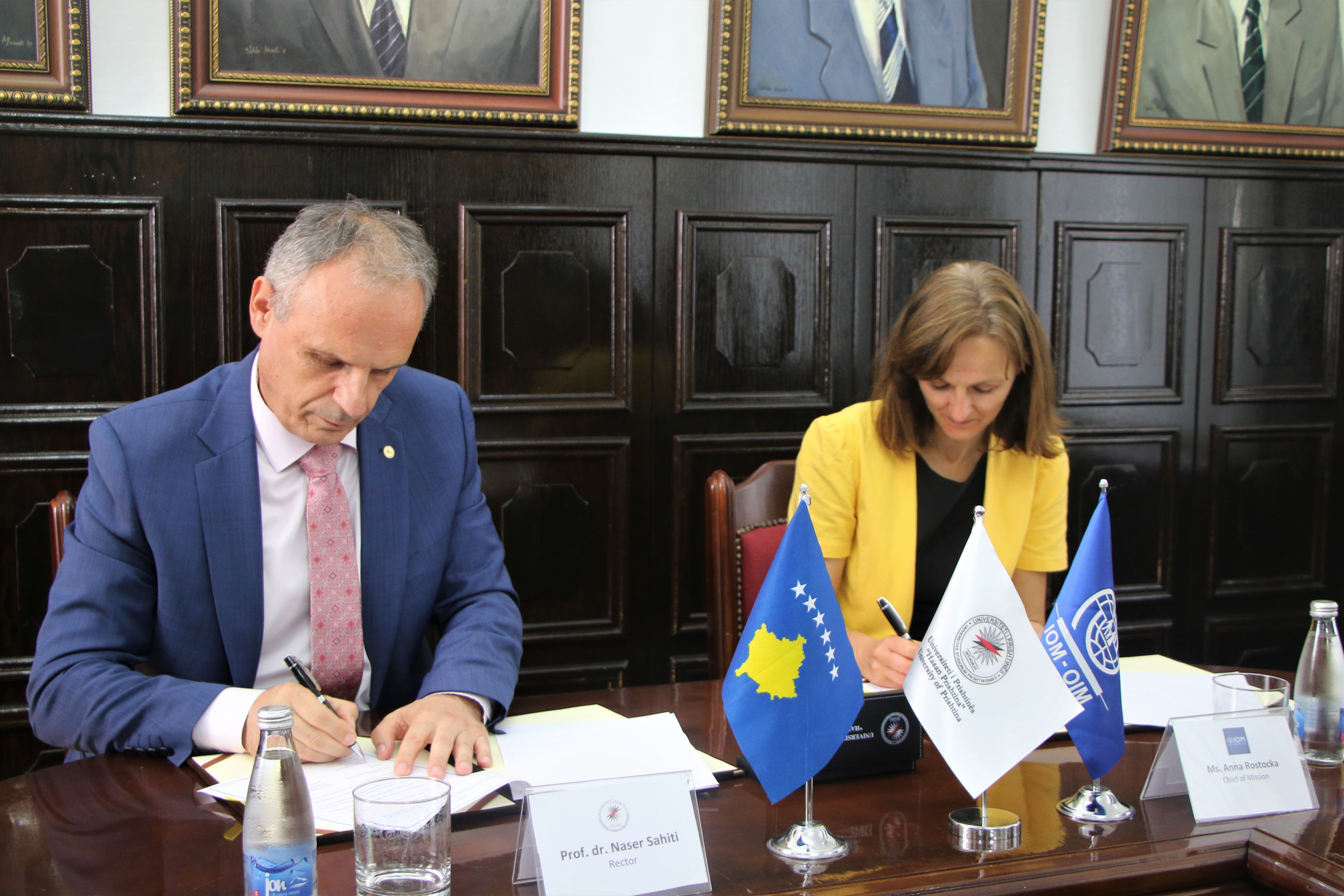 UP-ja nënshkruan marrëveshje bashkëpunimi me Organizatën Ndërkombëtare për Migracion