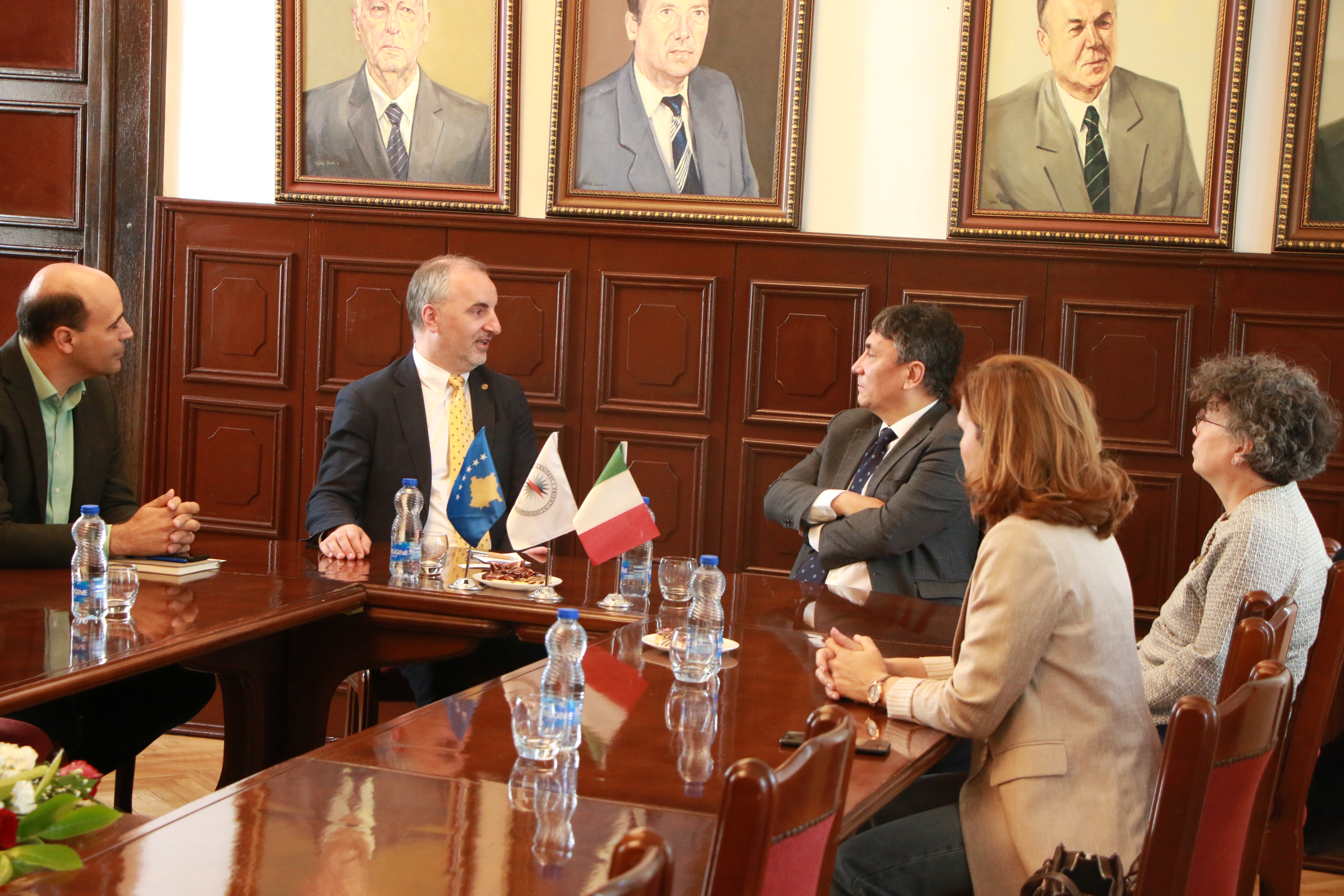 The Ambassador of Italy visited the Rectorate of the University of Prishtina