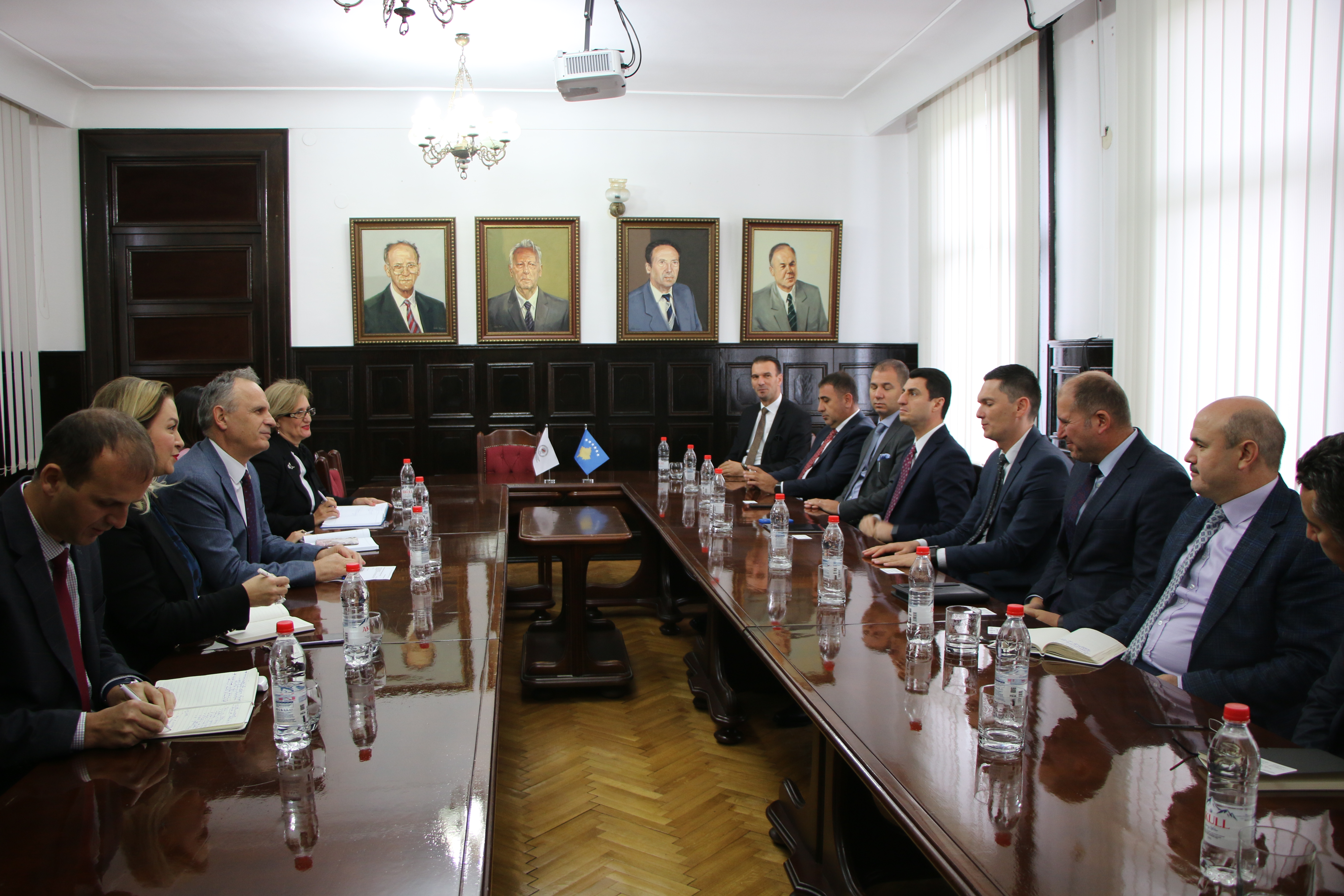 UP-ja pret në takim delegacionin turk nga Ministria e Teknologjisë dhe Industrisë