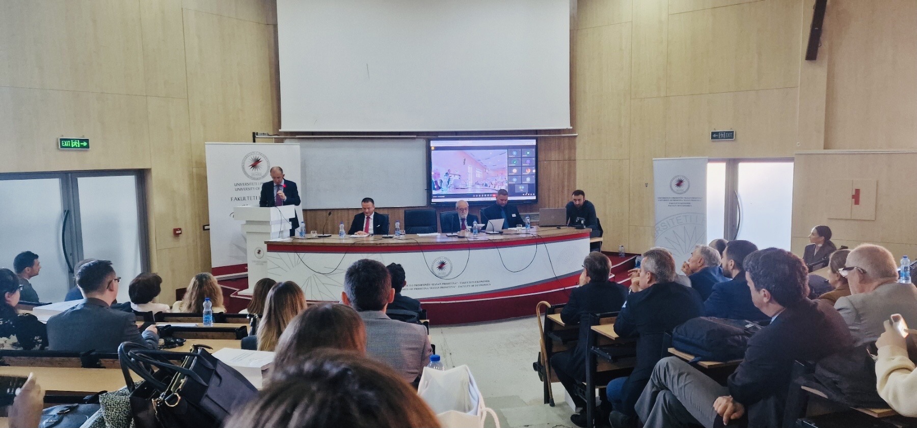Rektori Qerimi po merr pjesë në Konferencën e 8-të Ndërkombëtare "Simpoziumi inovativ ekonomik"