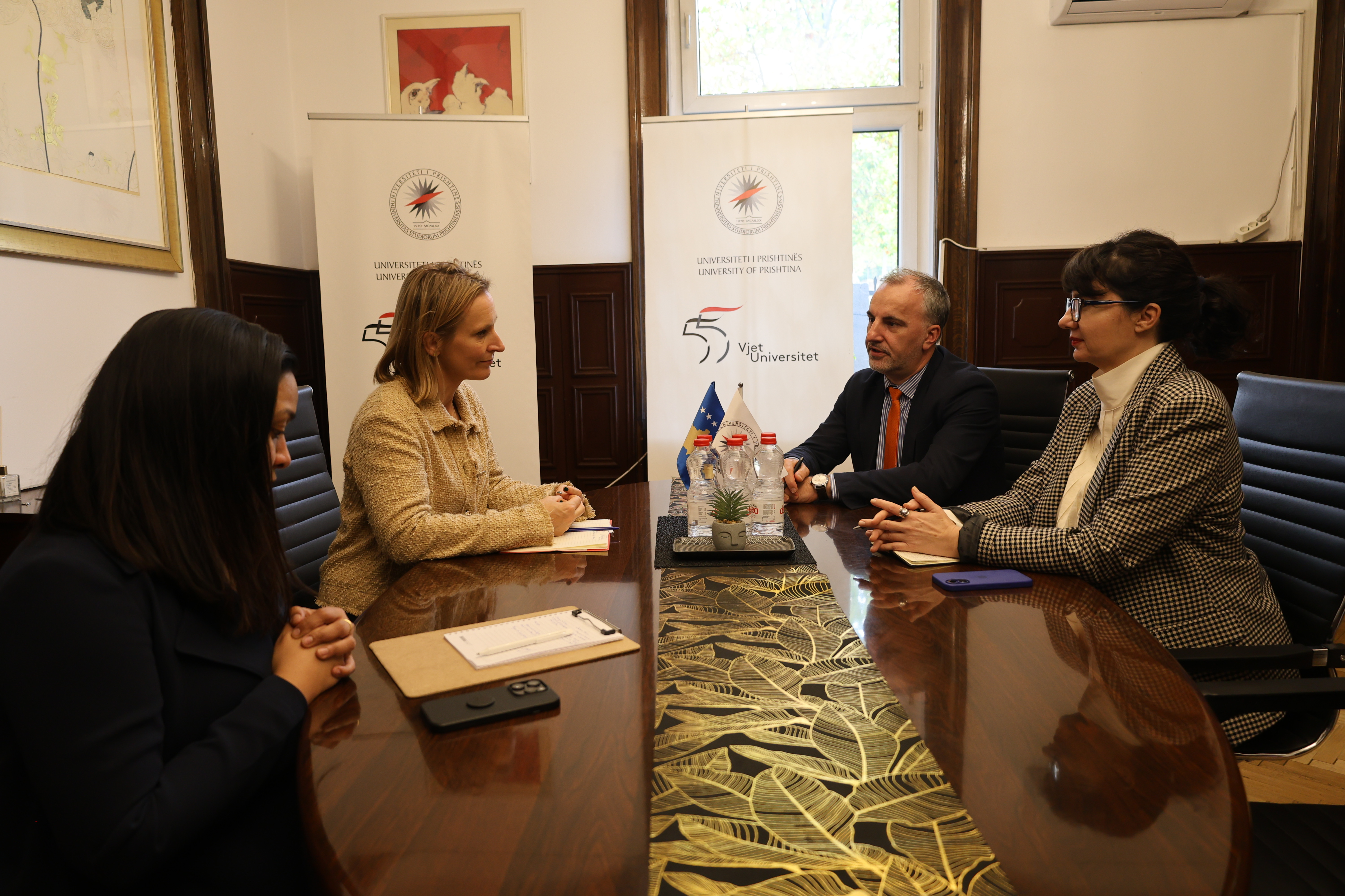 The OSCE delegation was briefed on the Balkanistic Study Programme at the University of Prishtina (UP)
