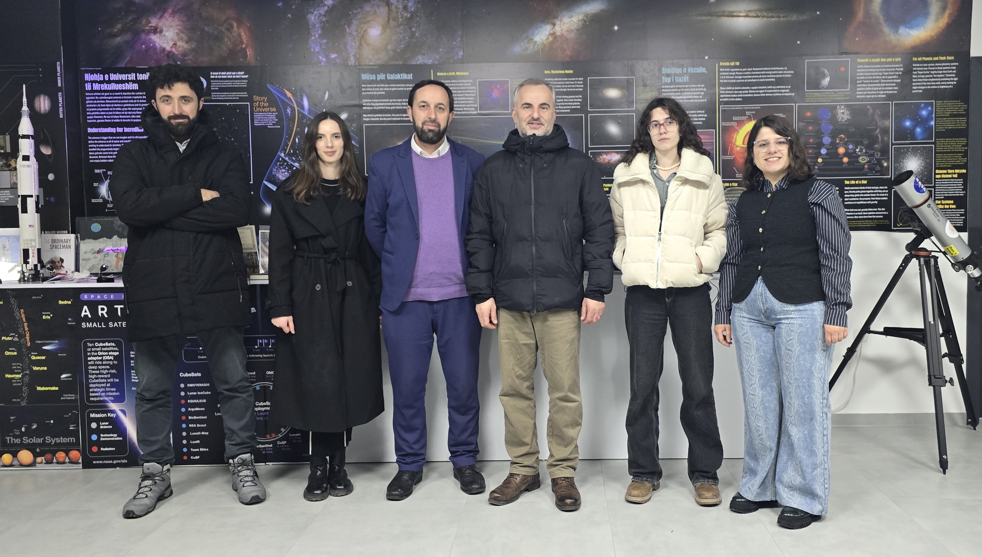 Observatori dhe Planetariumi Kombëtar pret në vizitë rektorin