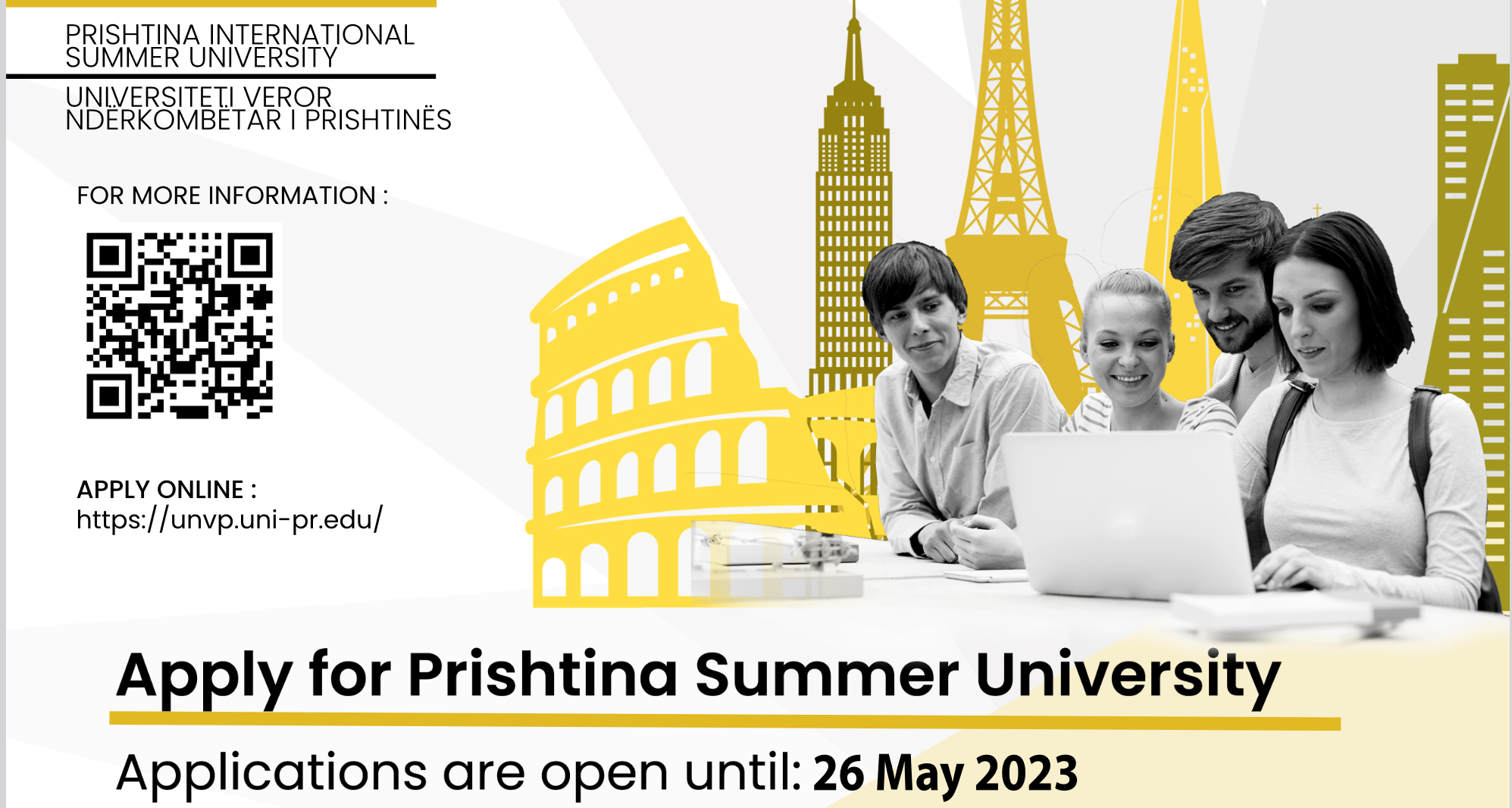 Prishtina International Summer University - OPEN CALL