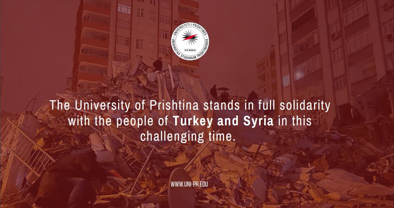 UP stands in full solidarity with the people of Turkey and Syria in this challenging time