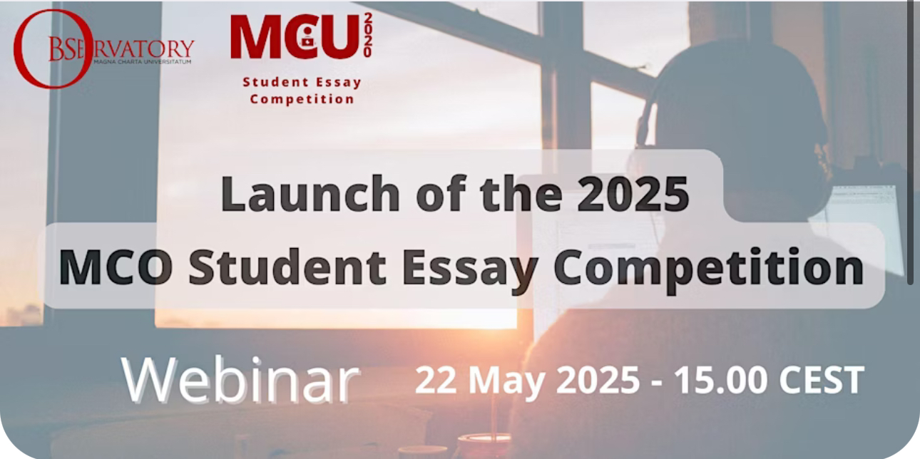 Magna Charta Observatory 2025 Student Essay Competition