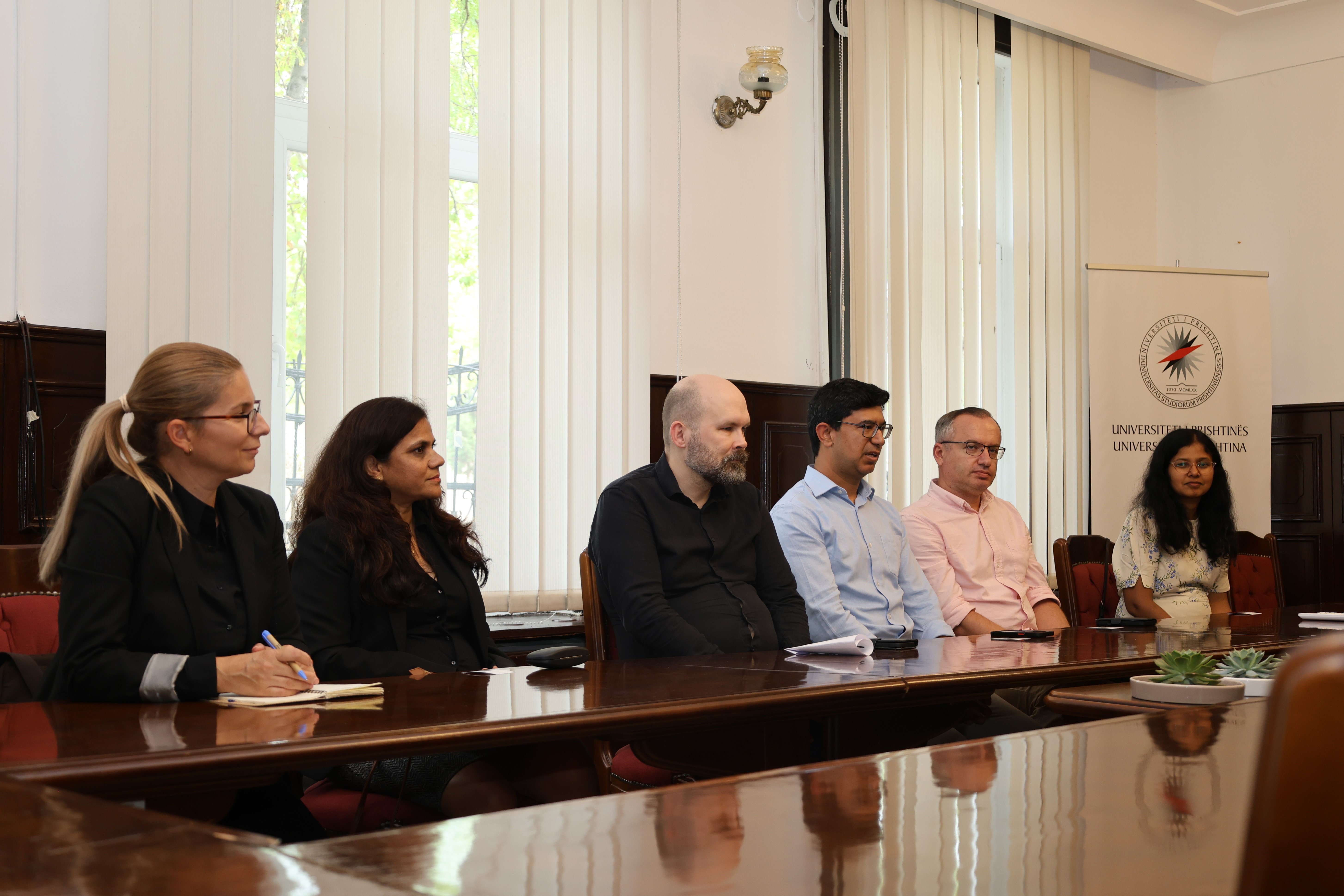 A delegation from three Scandinavian universities visited the University of Prishtina to enhance cooperation