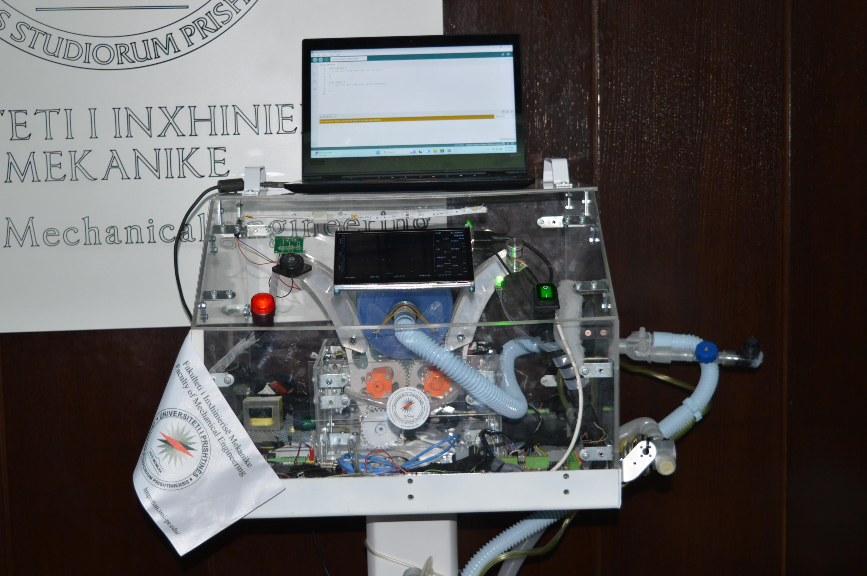 Development of the "Mechanical Ventilator" Prototype – University of Prishtina Supports Healthcare