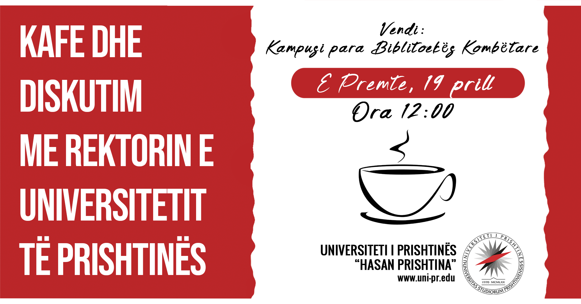 Rektori Dema fton studentët të diskutojnë për kampusin universitar