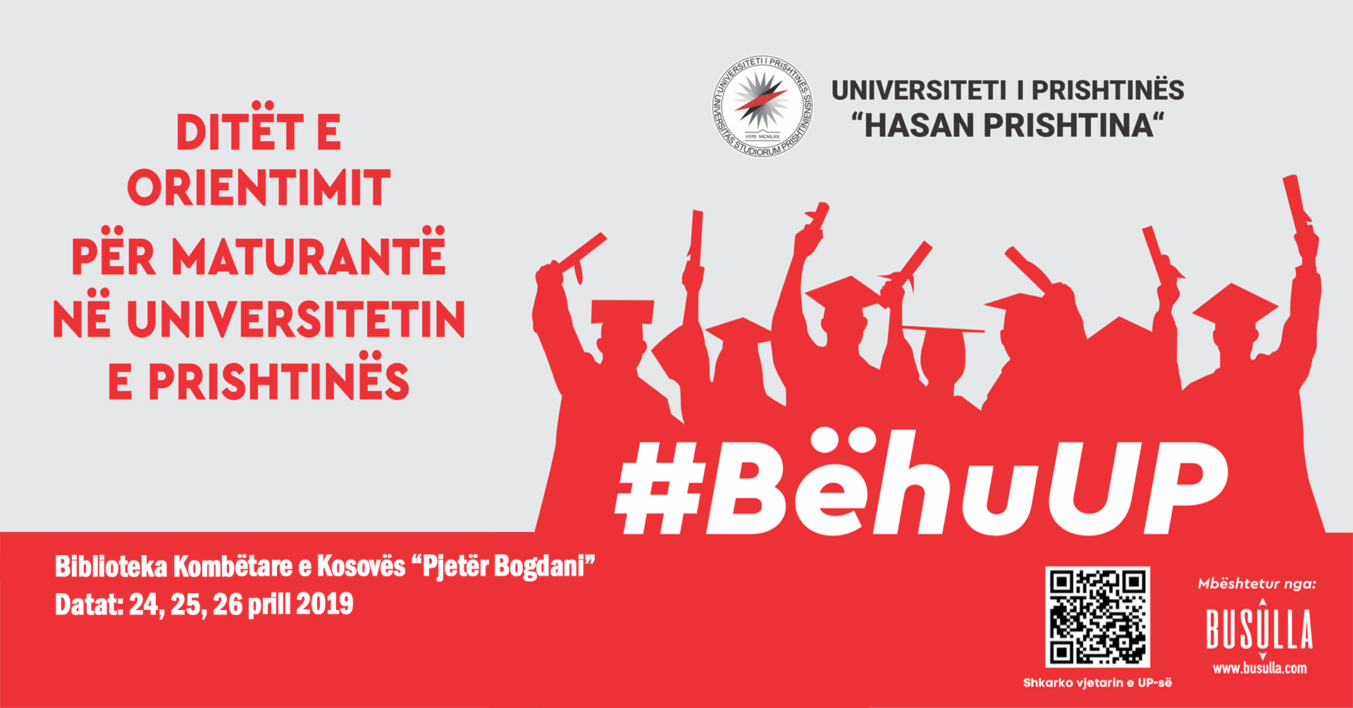 NJOFTIM: Ditët e Orientimit për Maturantë në Universitetin e Prishtinës