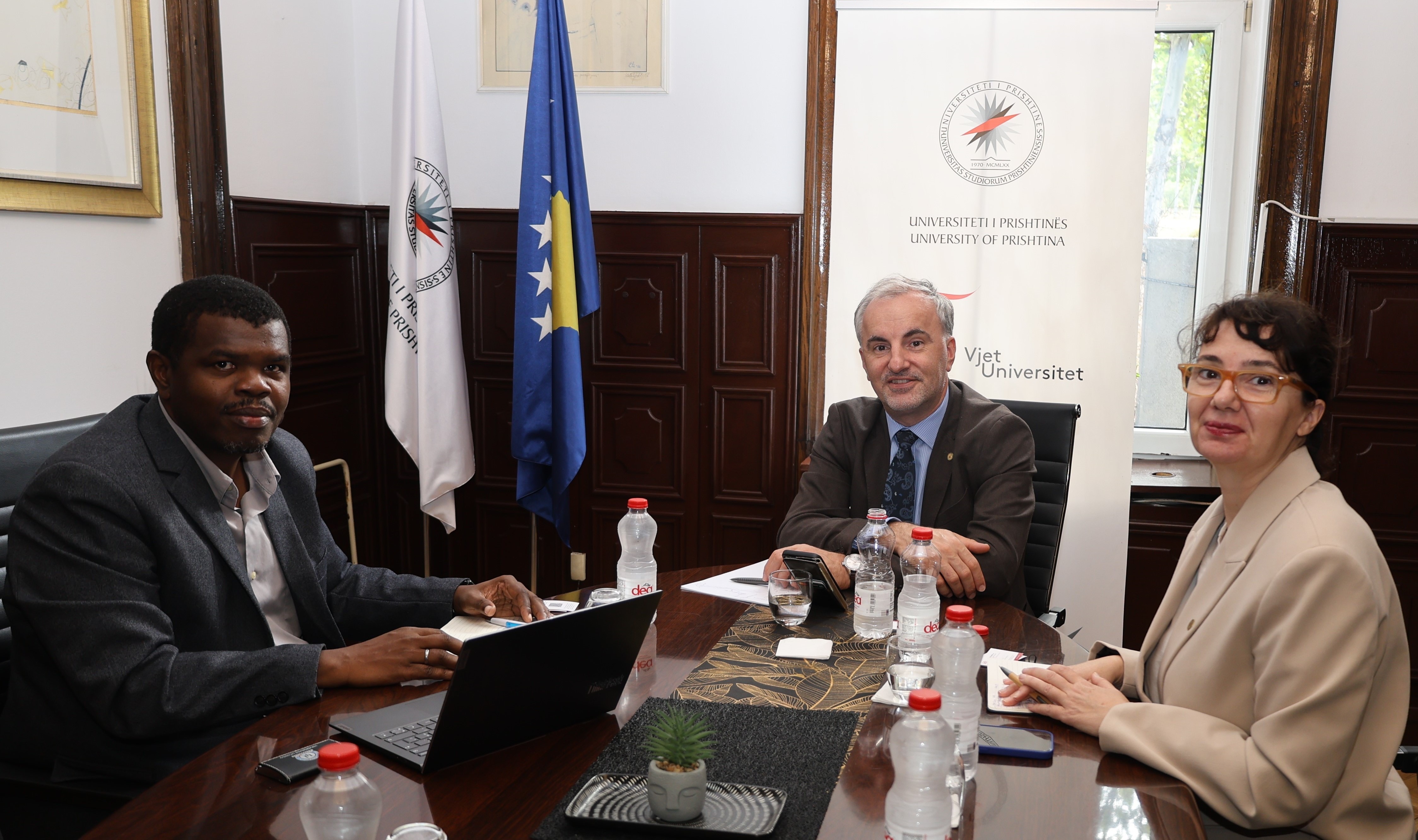 The Vice-Rector of the University of Cabo Verde is notified for the Prishtina’s University achievements