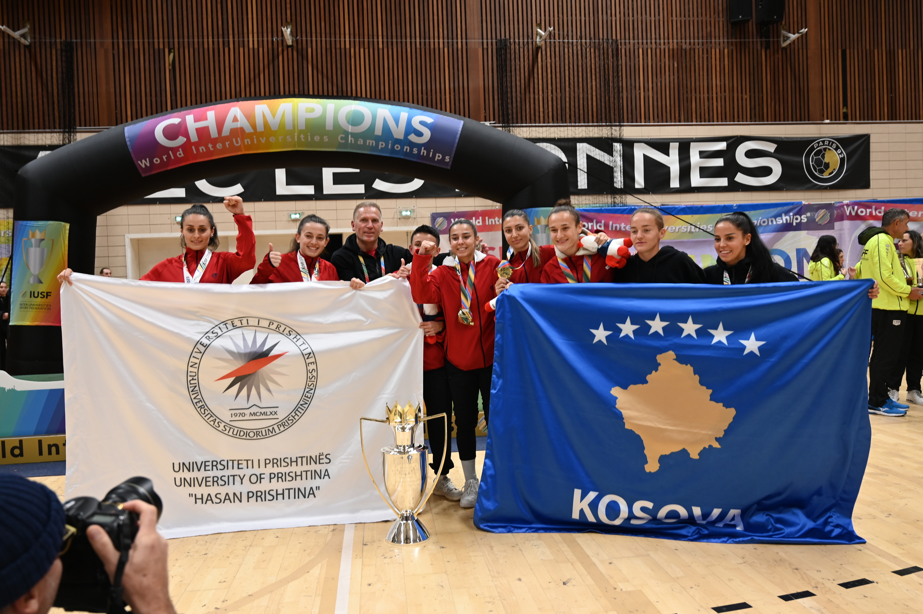 Universiteti i Prishtinës "Hasan Prishtina" merr dy çmime në Kampionatin e 8-të Botëror Ndëruniversitar - Parisi 2023