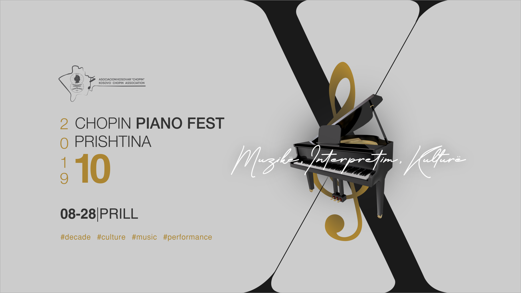 FTESË: ORGANIZOHET EDICIONI I 10-të I “CHOPINPIANOFEST PRISHTINA”