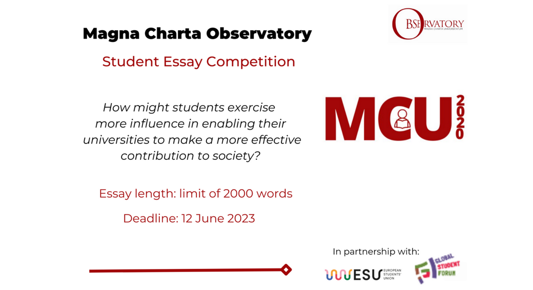 Magna Charta Observatory - Students Essay Competition