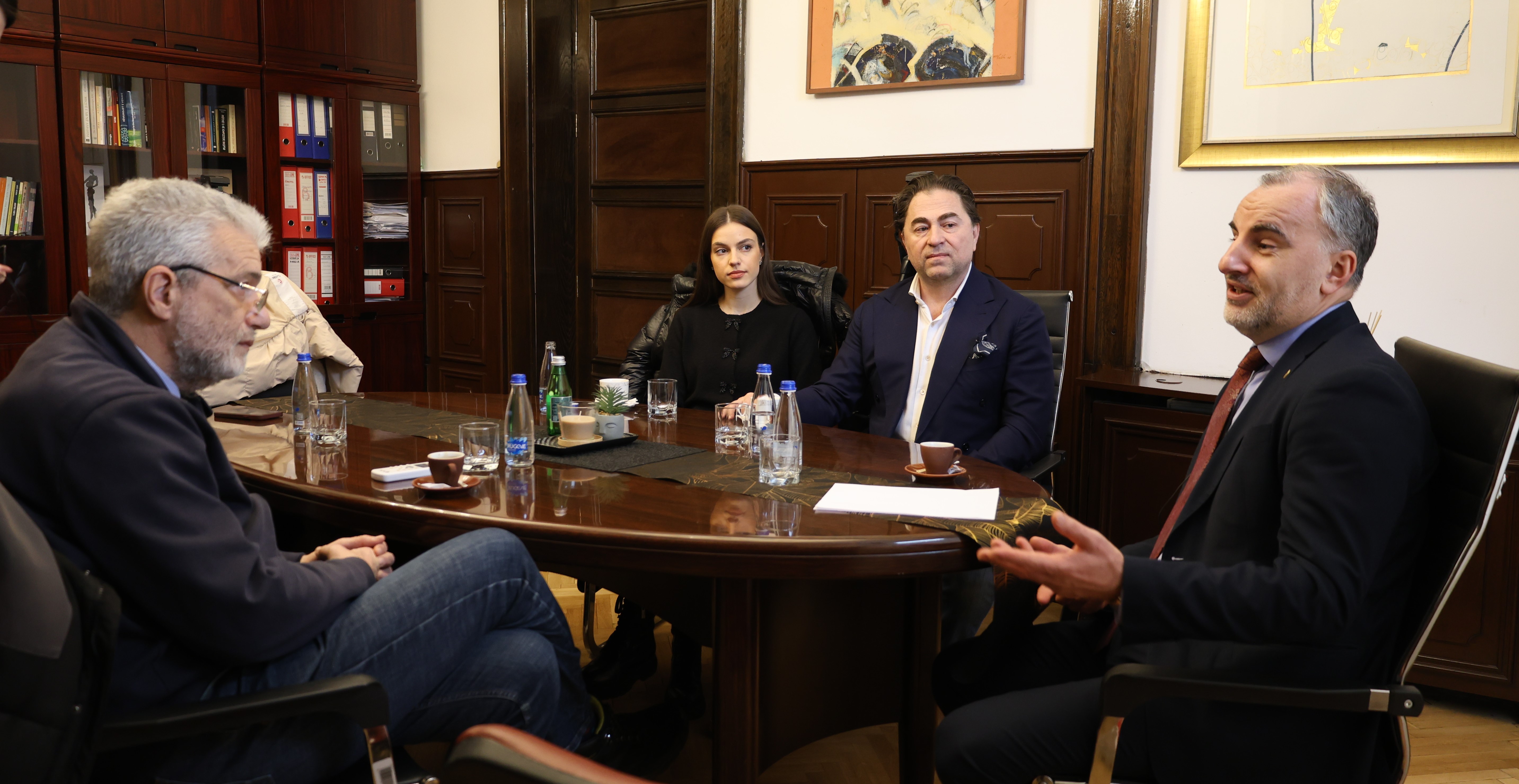 Rector Tells Ukrainian Journalists, “The Answer is Europe”