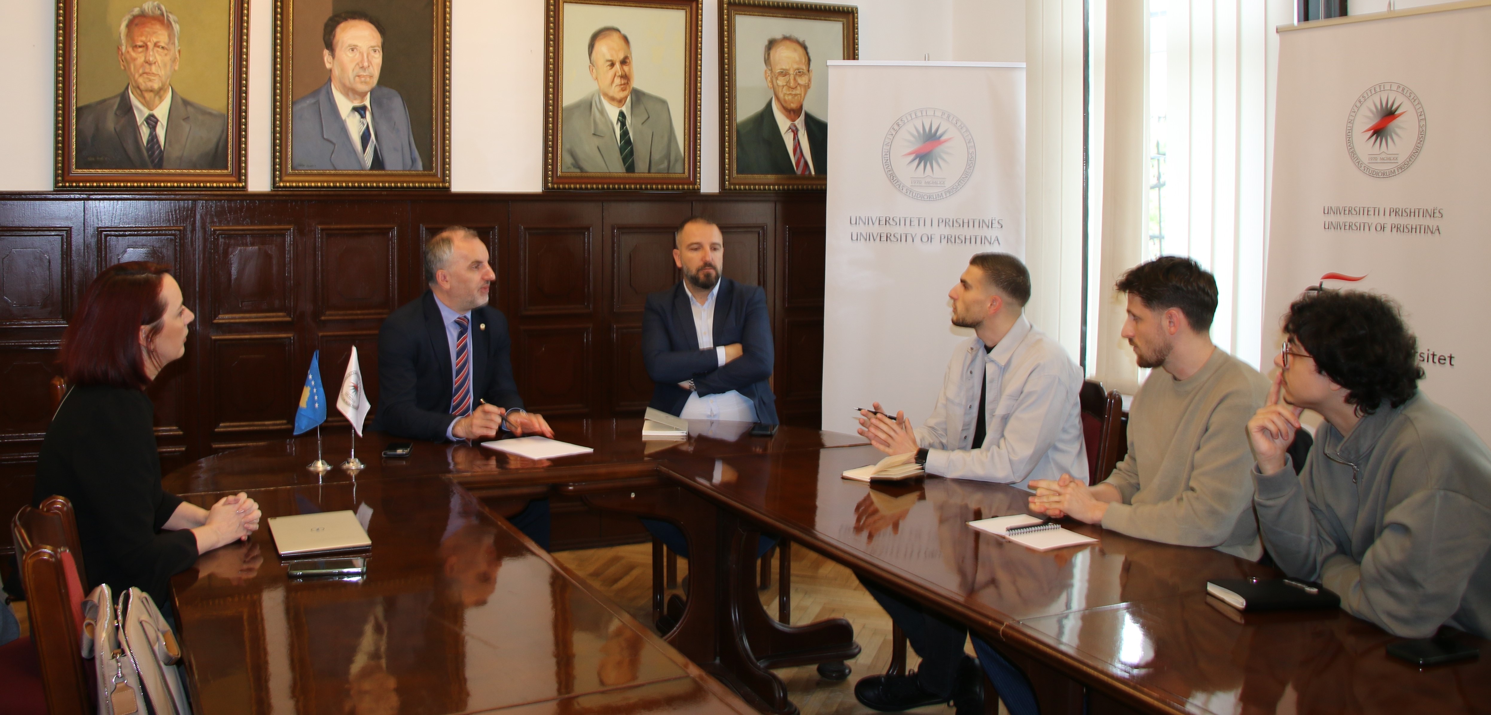 Meeting with Students to Promote the Quality of Studies at the University of Pristina
