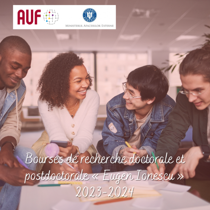 “Eugen Ionescu” doctoral and postdoctoral research scholarships 2023-2024
