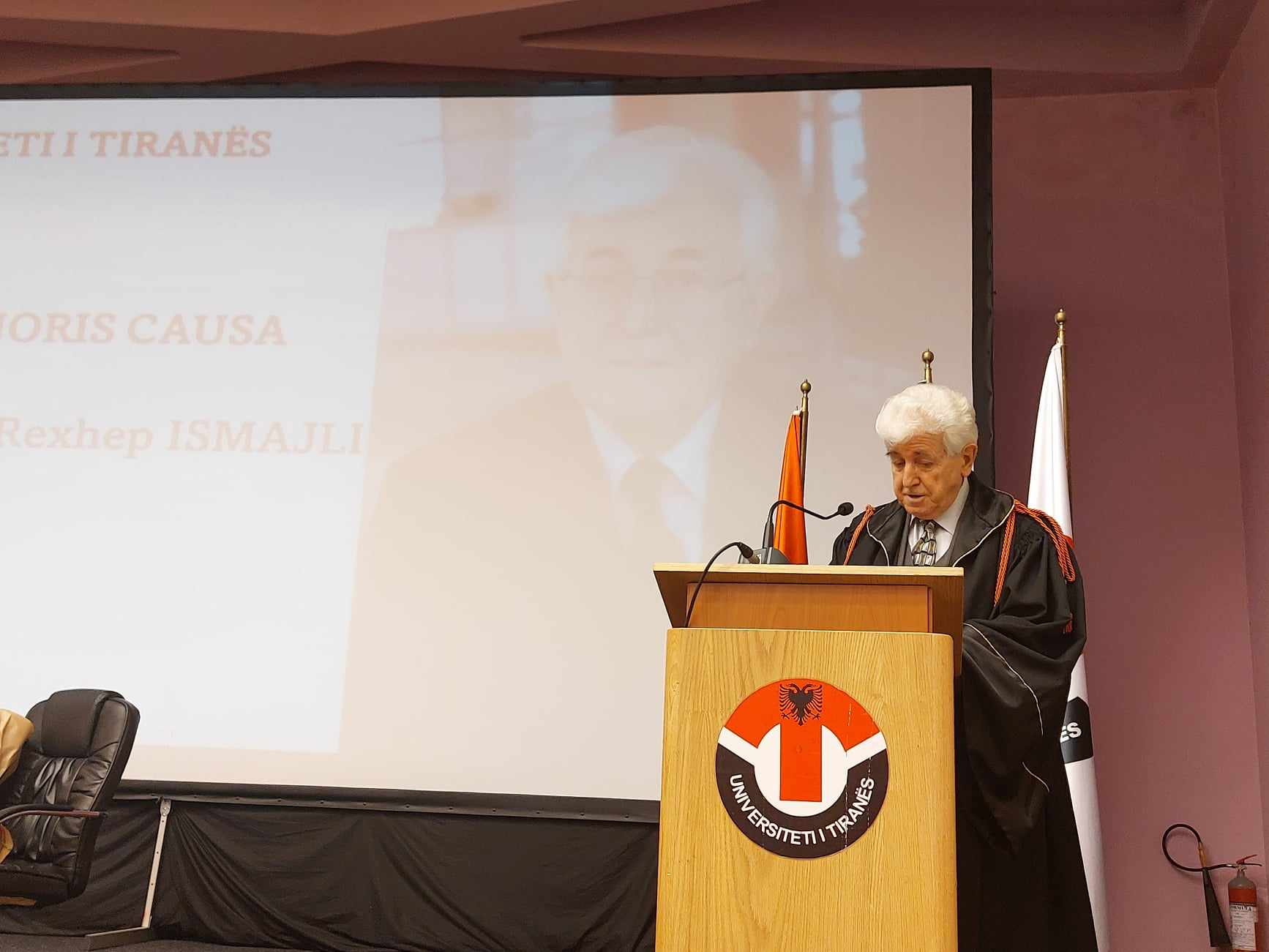 Akademik Rexhep Ismajli nderohet me titullin "Doctor Honoris Causa" nga Universiteti i Tiranës