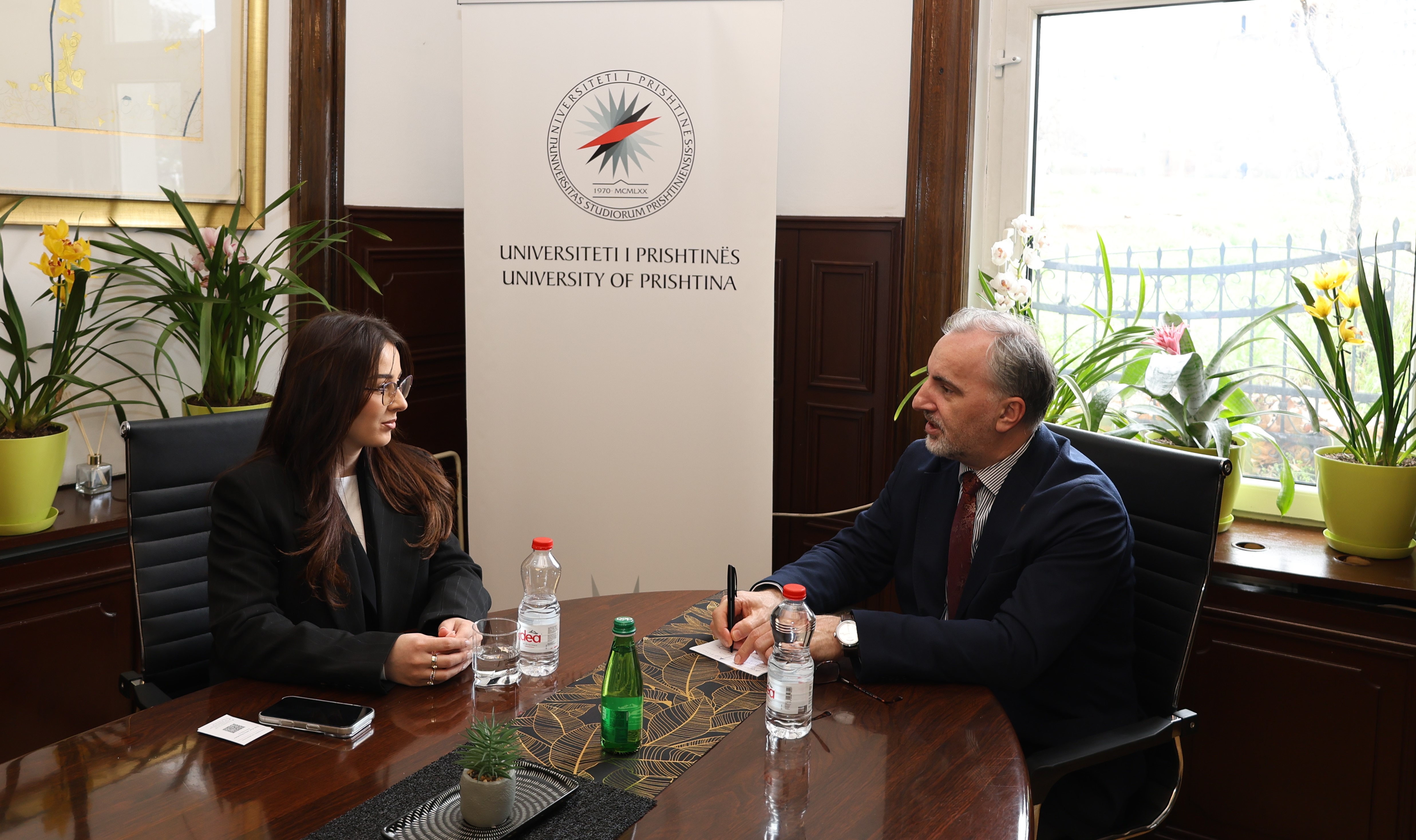 Rector Meets with MP: Education and the University of Prishtina Must Be a Top Priority