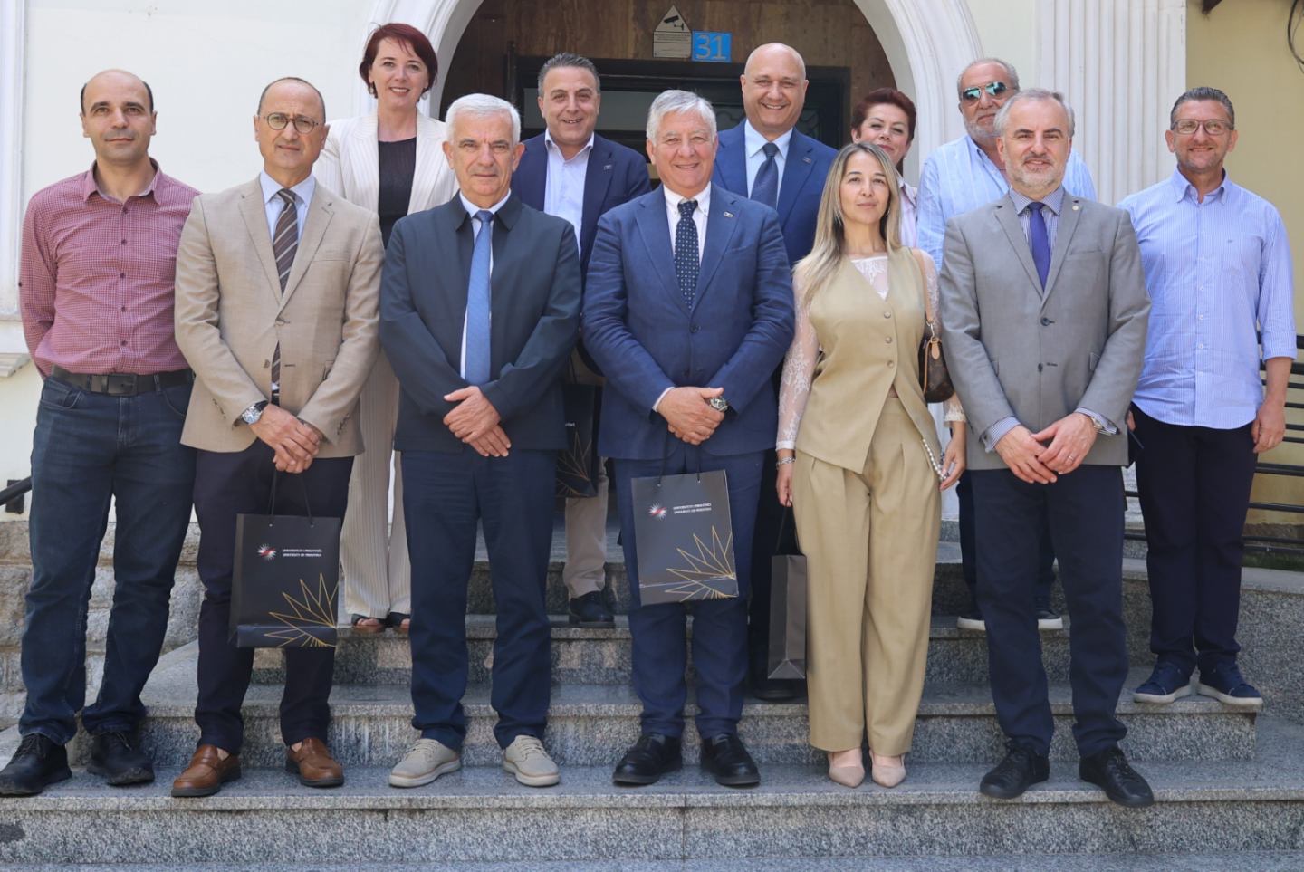Heads of Arbëresh Municipalities in Calabria Visit the University of Pristina