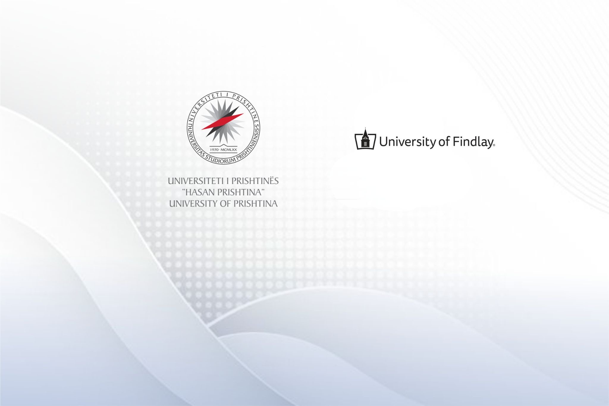 UP dhe Universiteti Findlay në Shtetet e Bashkuara të Amerikës lidhin marrëveshje bashkëpunimi
