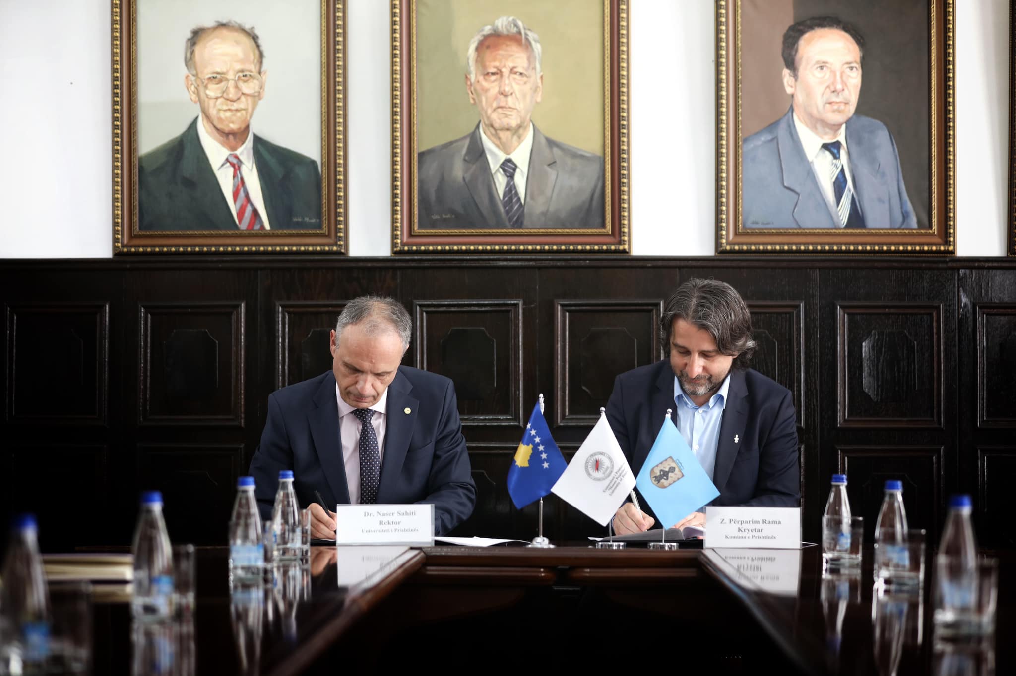 UP-ja dhe Komuna e Prishtinës nënshkruajnë marrëveshje për bashkëpunim ndërinstitucional