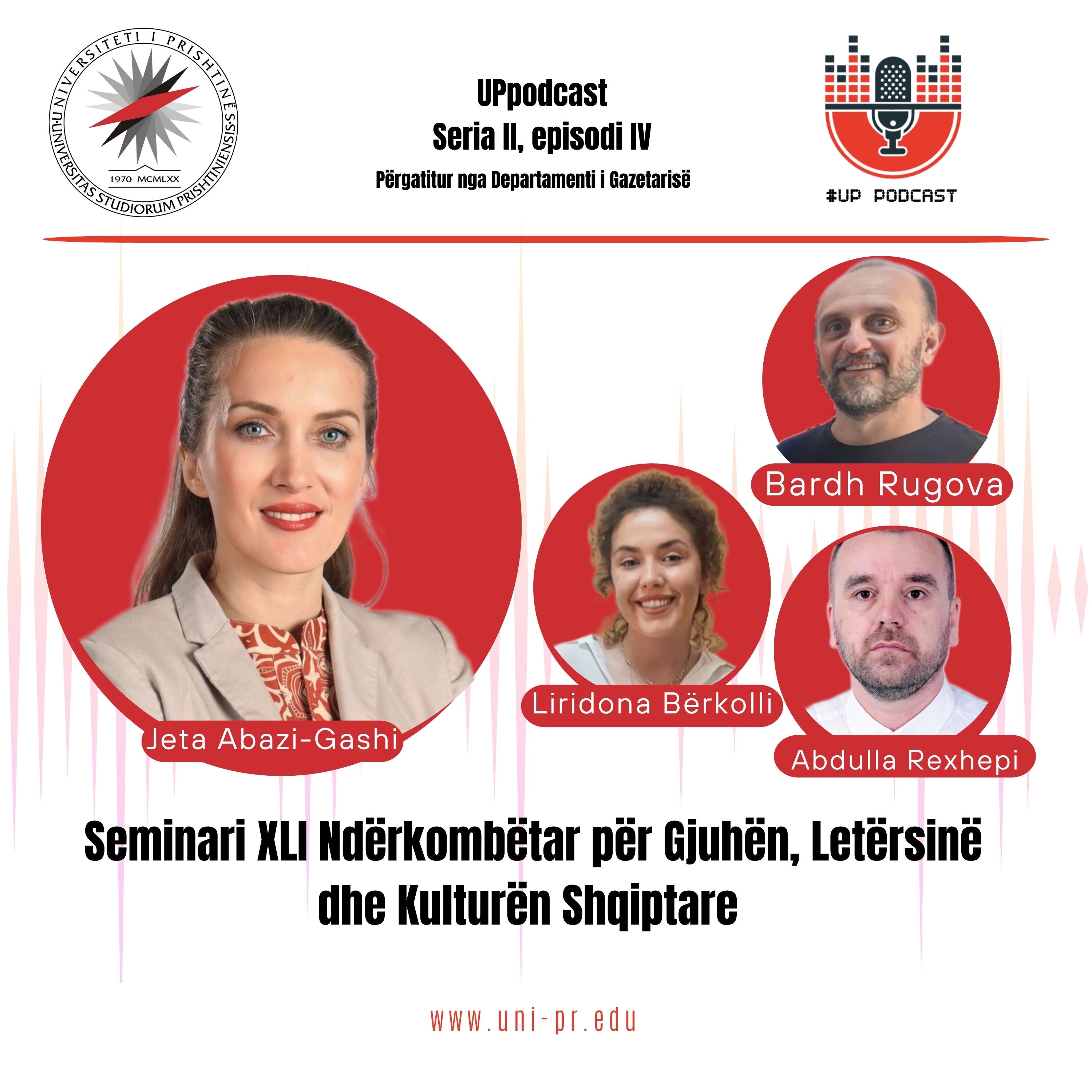UPpodcast - Seminari XLI Ndërkombëtar për Gjuhën, Letërsinë dhe Kulturën Shqiptare