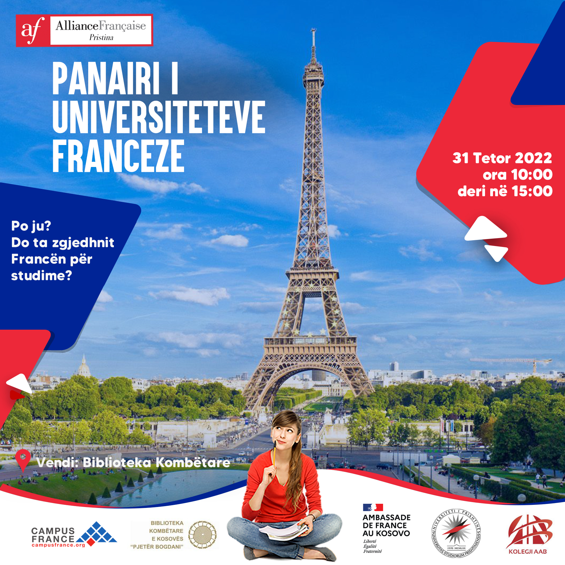 Panairi i Universiteteve Franceze sjell mundësitë për studime në Francë