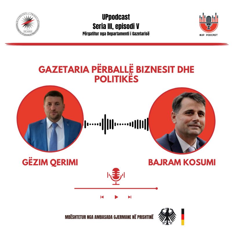 UPpodcast: Gazetaria përballë biznesit dhe politikës