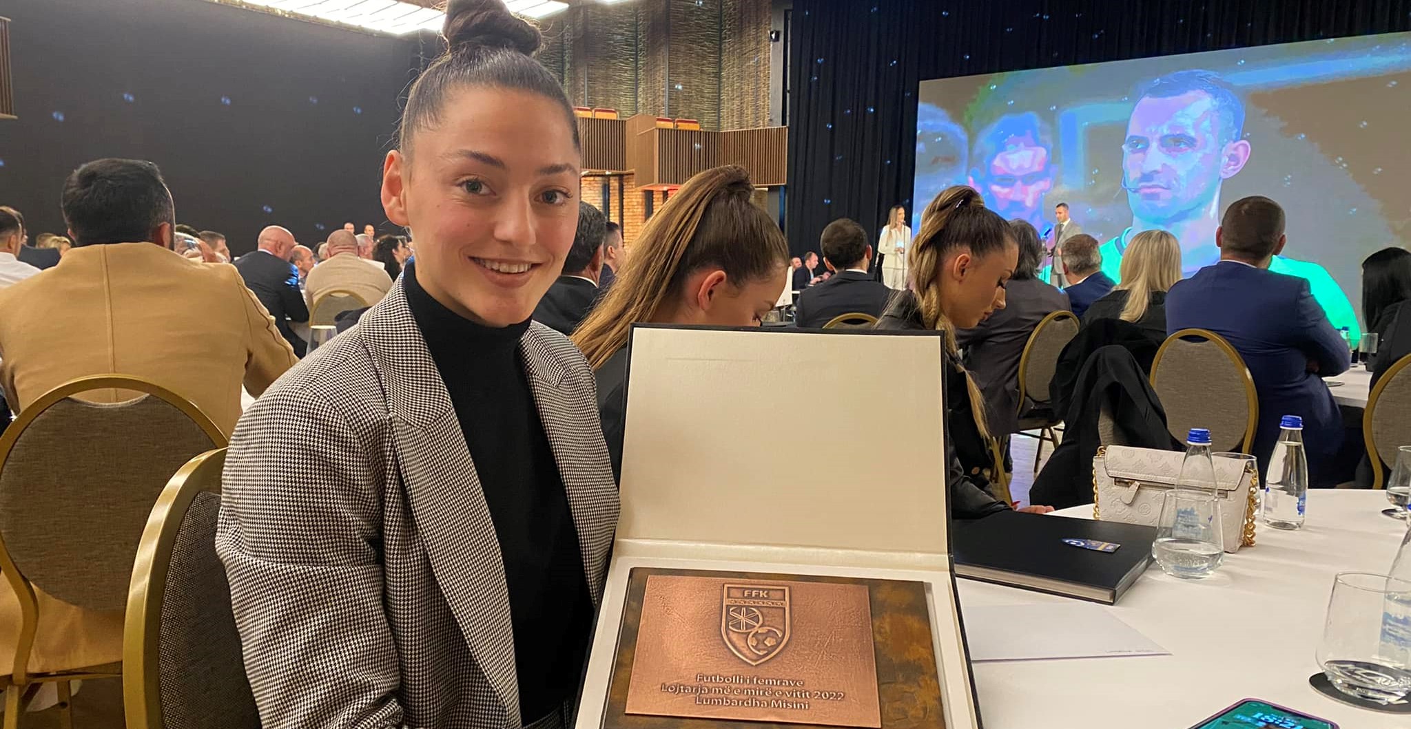 UP student Lubardha Misini has been awarded the best football player of 2022