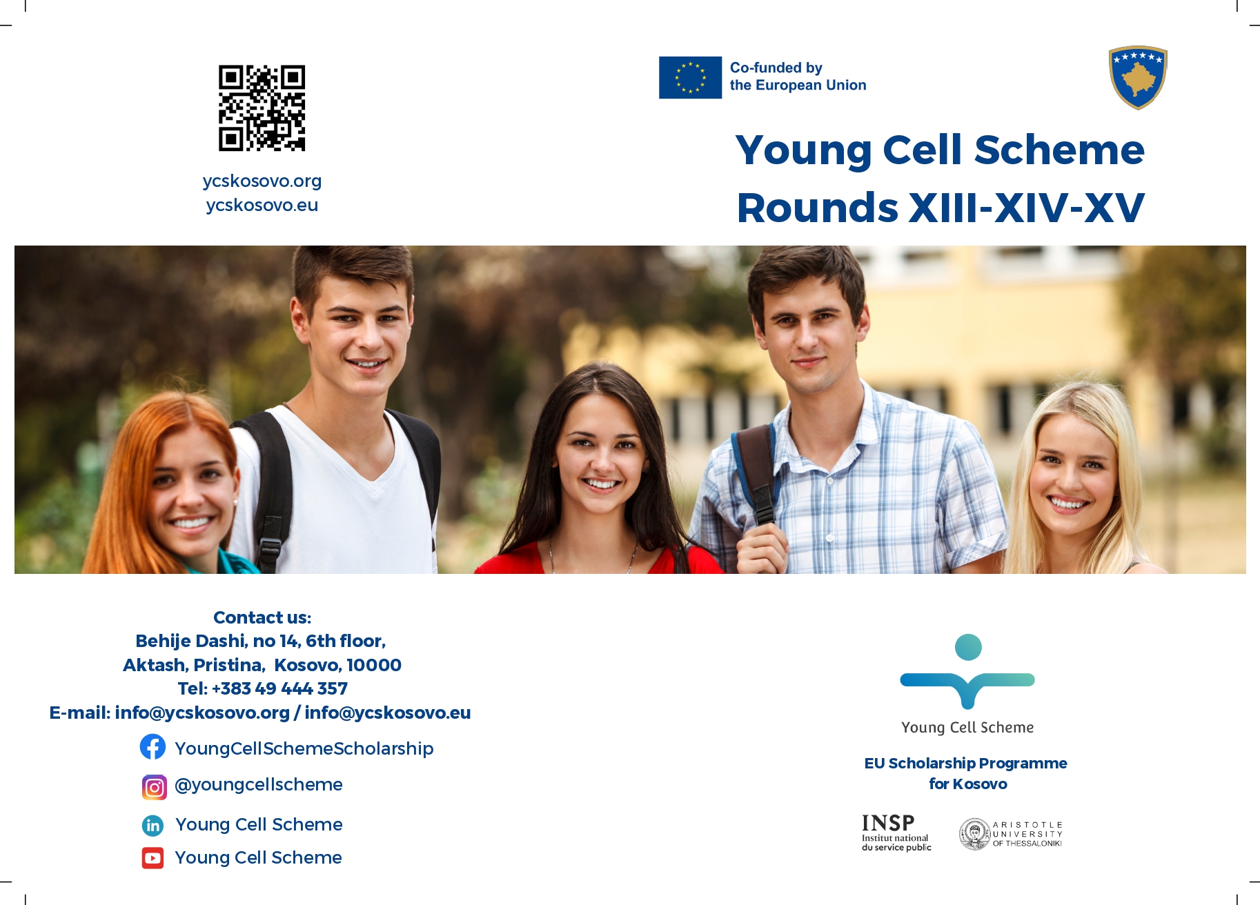 Ejani e Informohuni për bursat master të Young Cell Scheme