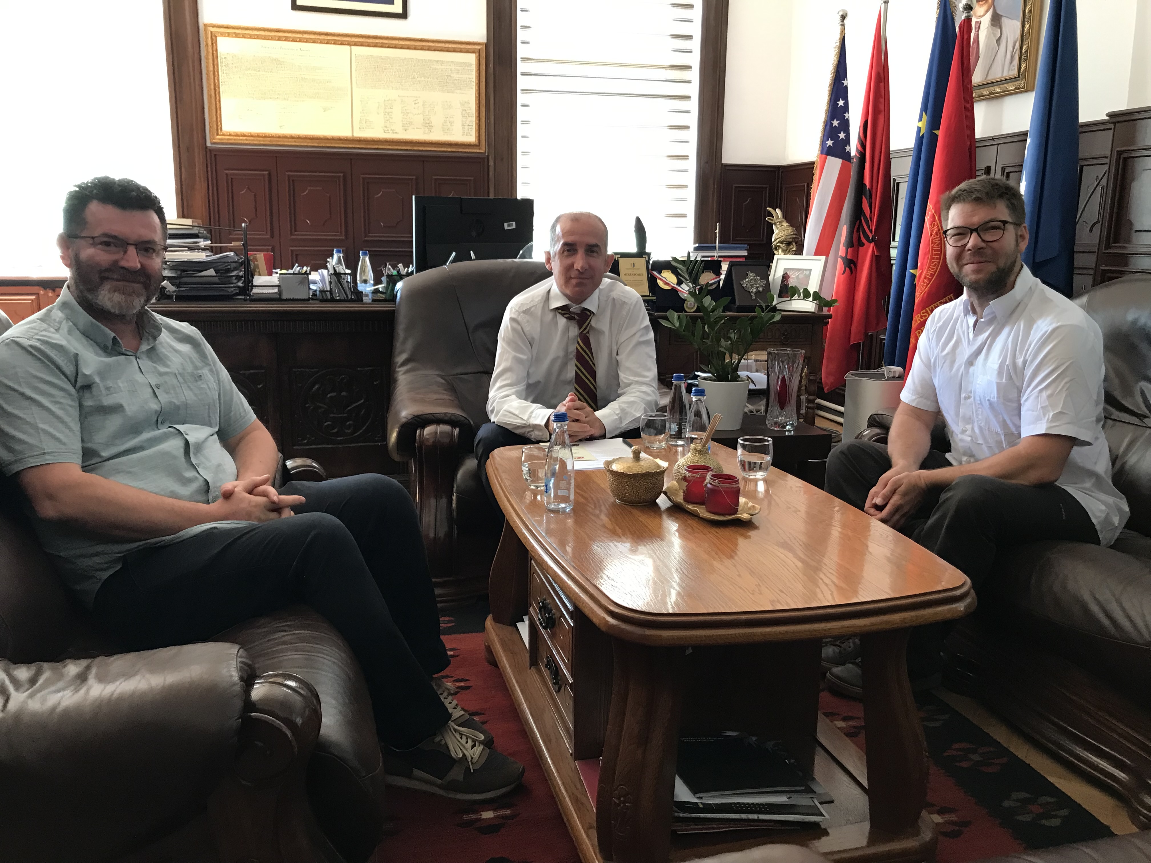 Profesori nga Universiteti i Tübingenit (Gjermani), viziton UP-në