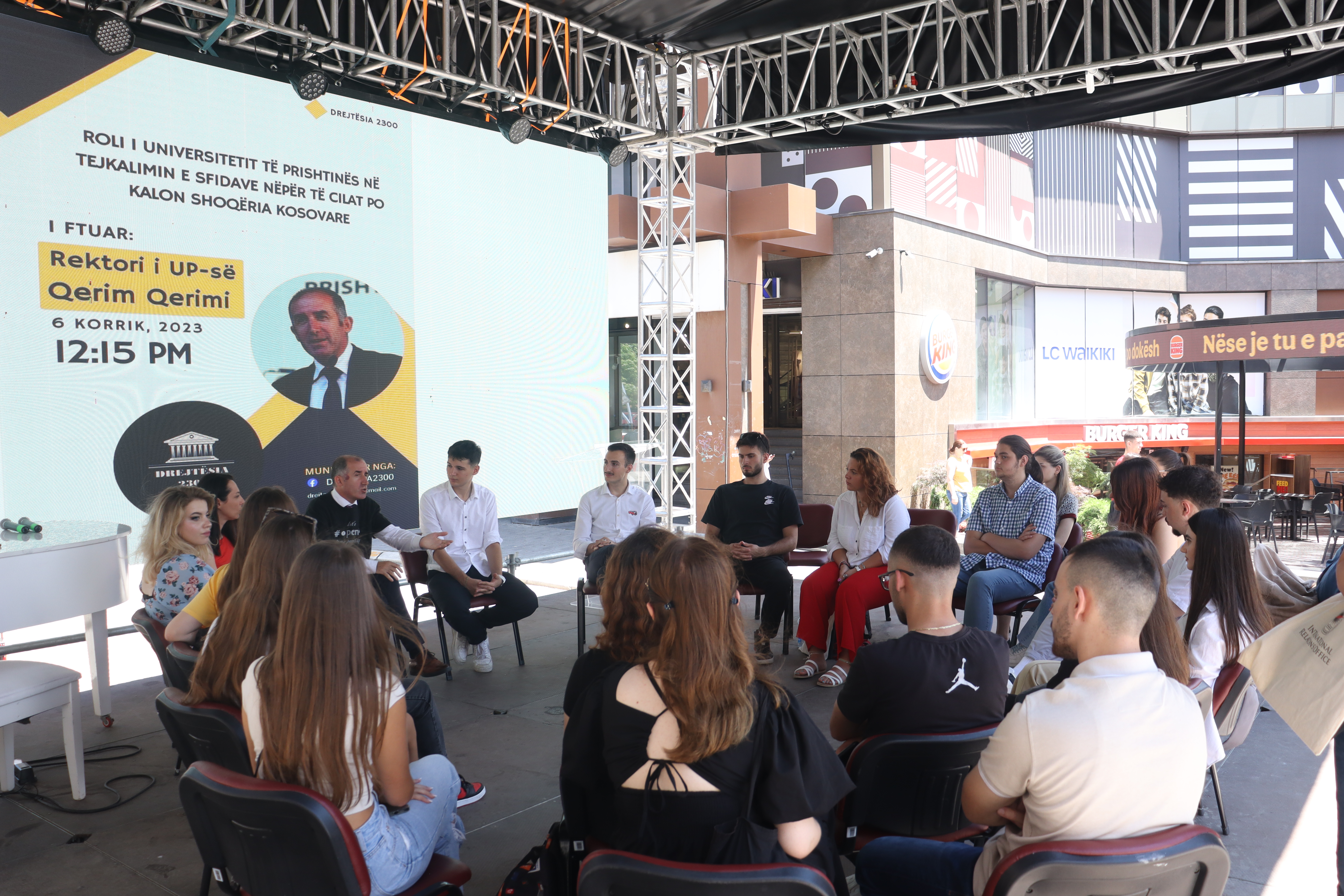Diskutimi i rektorit Qerimi për "Rolin e Universitetit të Prishtinës në tejkalimin e sfidave nëpër të cilat po kalon shoqëria kosovare"