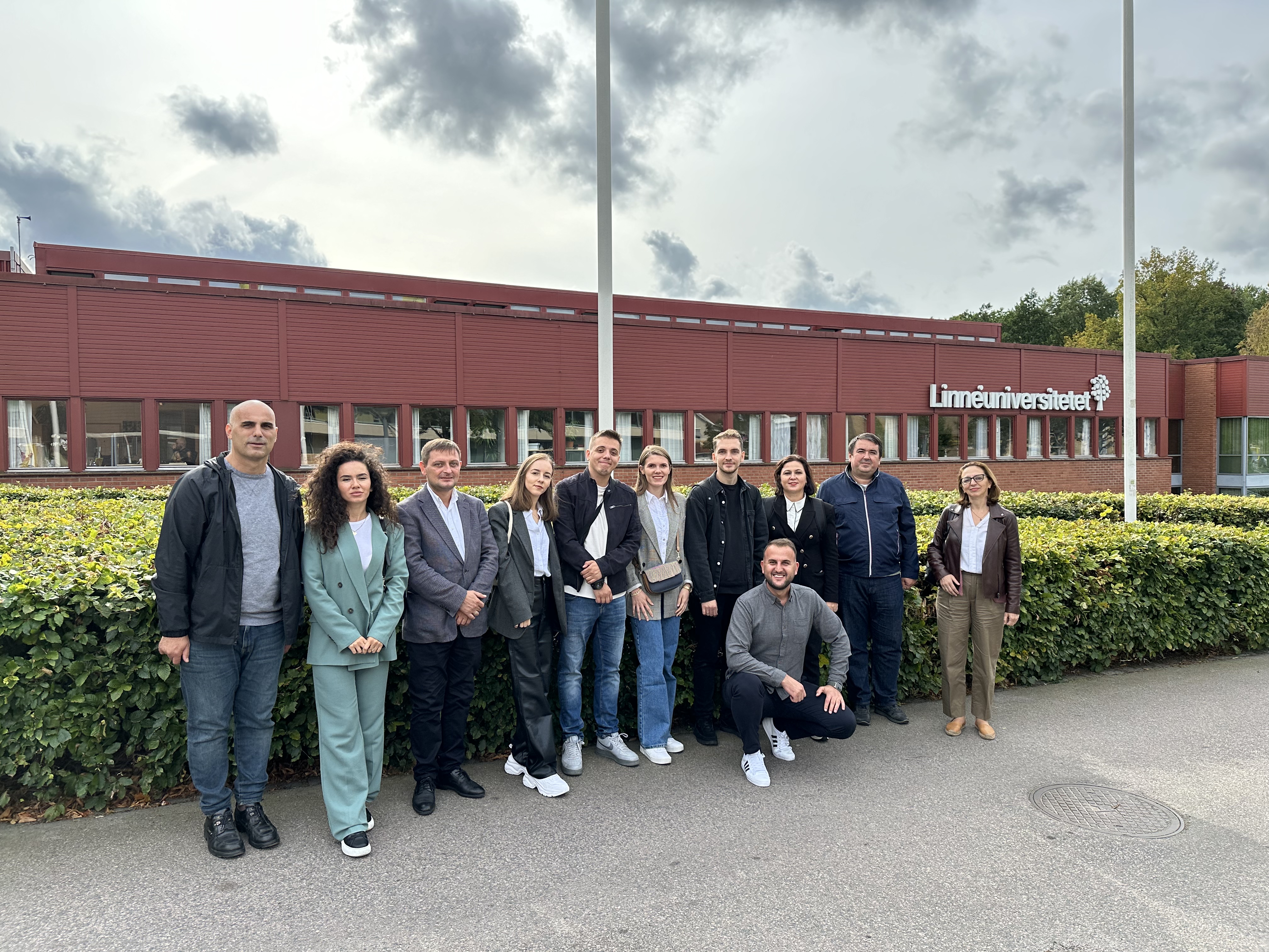 Delegacioni i UP-së e viziton Universitetin Linneaus në Suedi