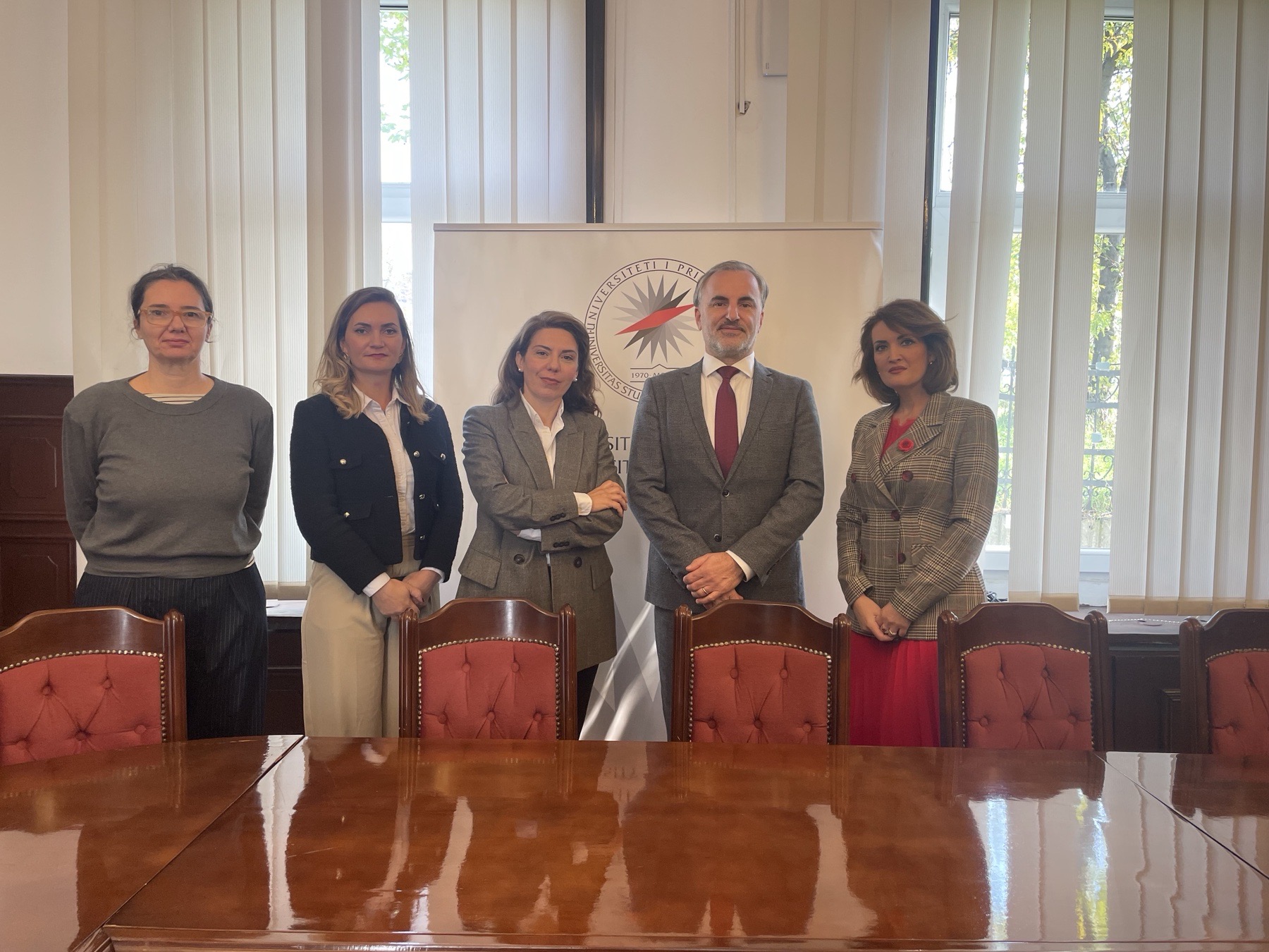 Meeting to Advance the University of Prishtina in the Erasmus+ Program.