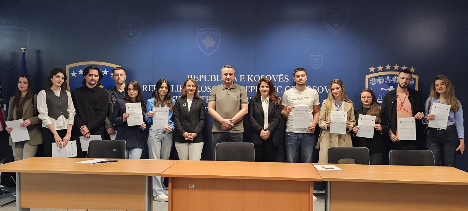 Studentët e Fakultetit Juridik të UP-së përfunduan me sukses programin e punës praktike në Gjykatën Themelore në Prishtinë
