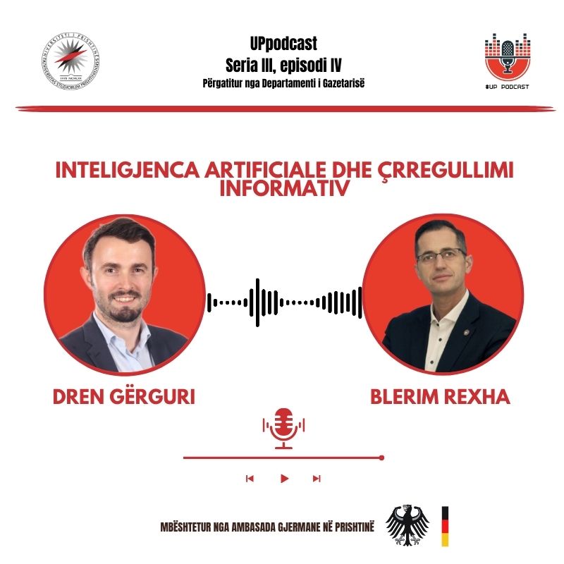 UPpodcast: Inteligjenca artificiale dhe çrregullimi informativ