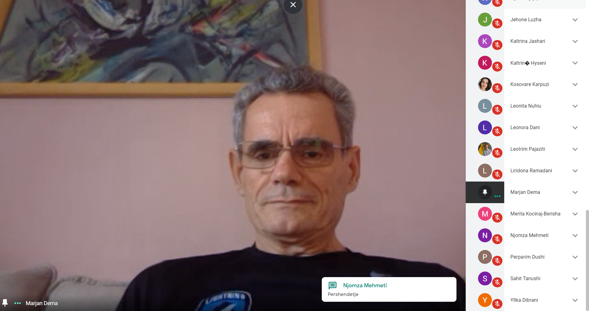 Studentët virtualisht adresojnë kërkesat te rektori Dema