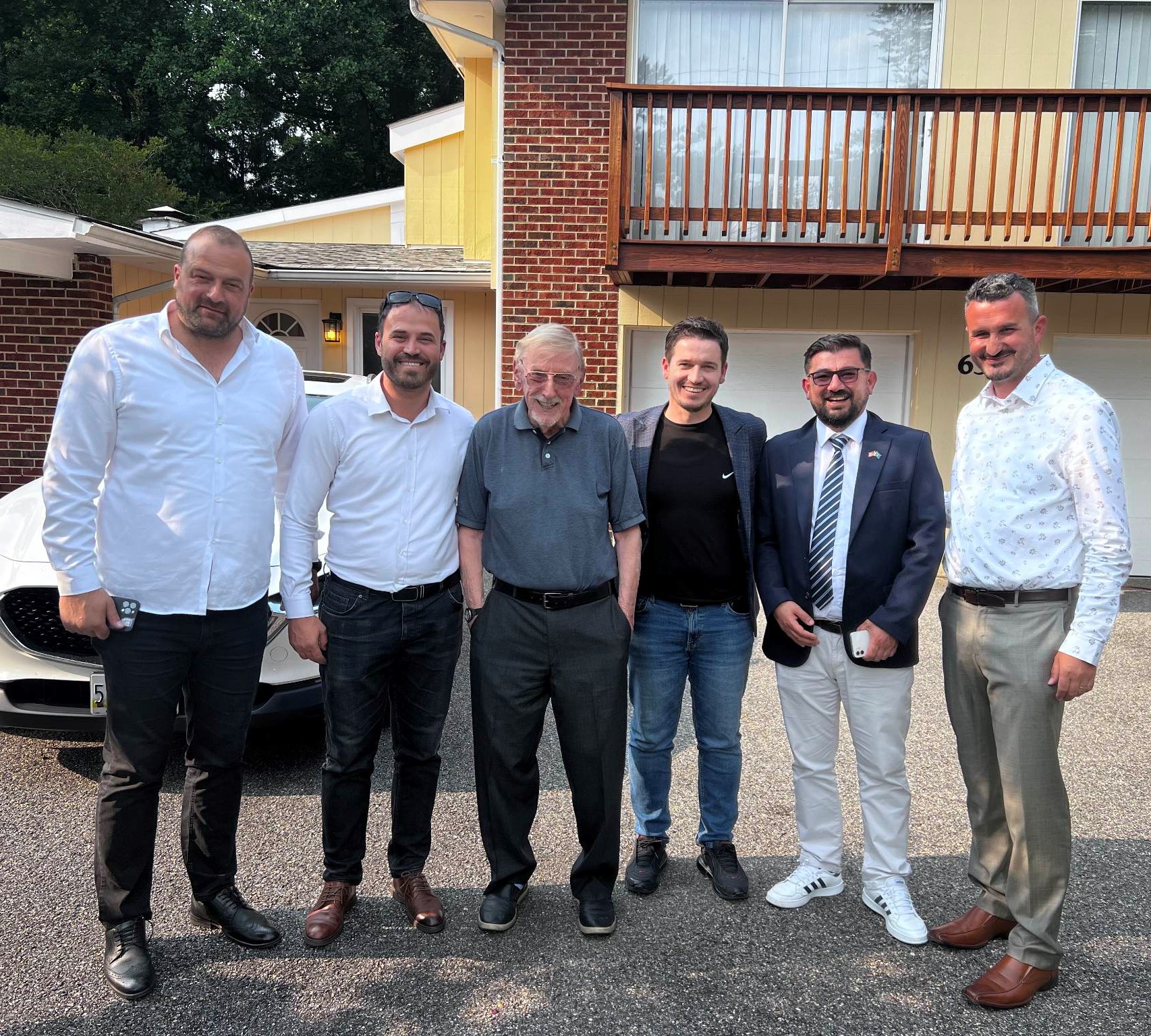 The delegation of the University of Prishtina participates in the inauguration of Ismail Qemali Street in Staten Island, New York