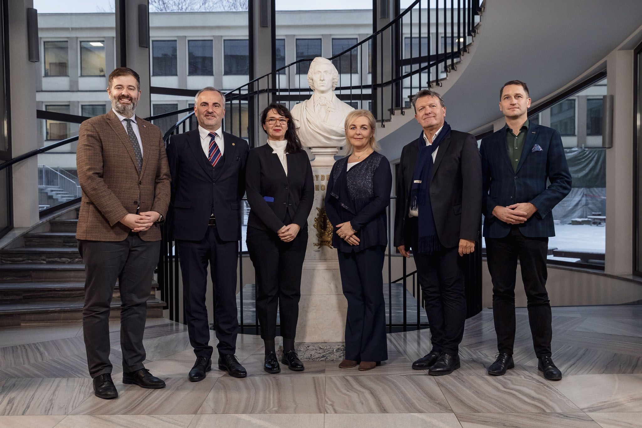 Visit of Rector Hajrullahu and Vice-Rector Basha to Poland: Strategic meetings in Warsaw and Łódź strengthen UP’s international cooperation